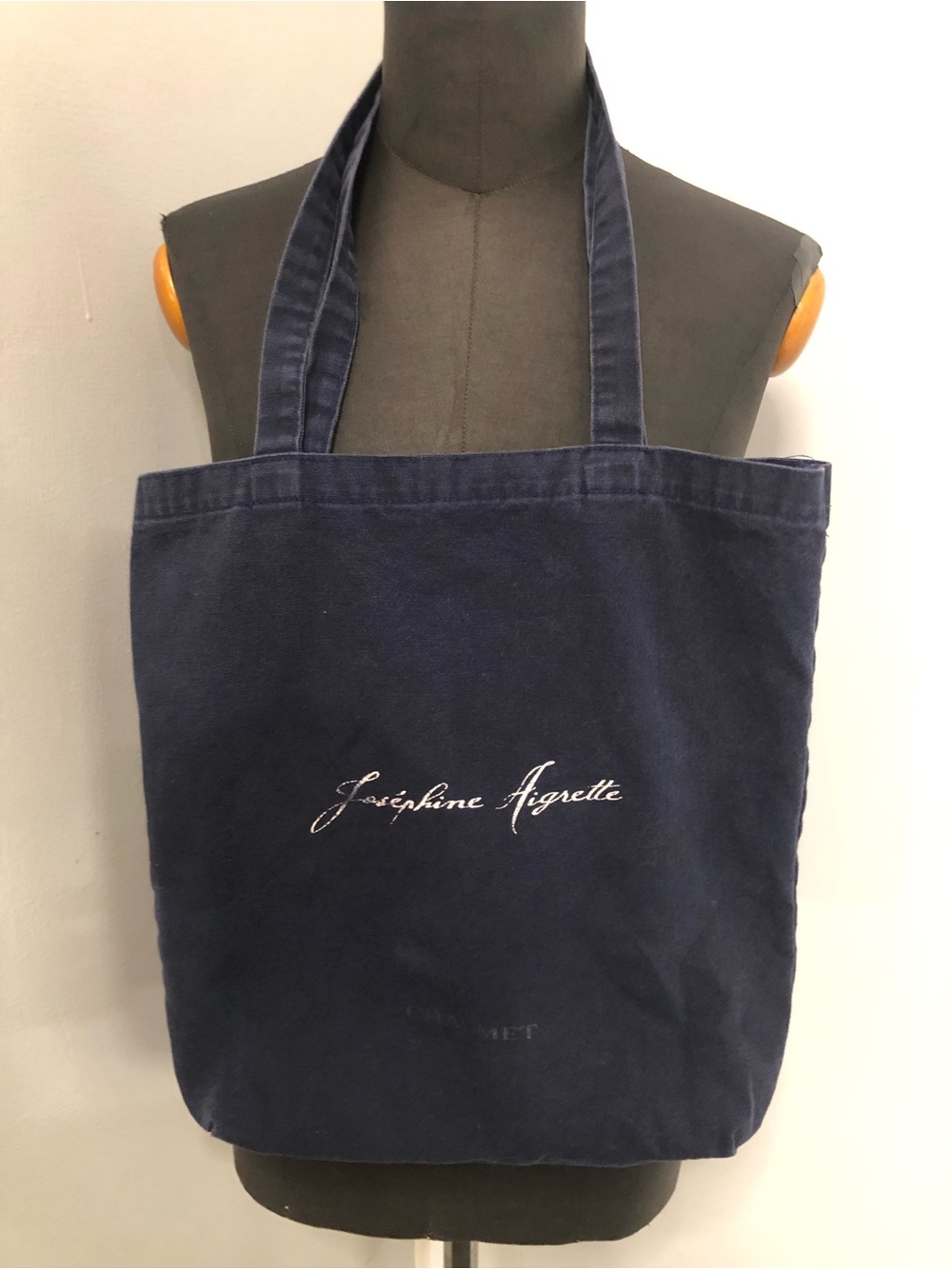 Chaumet navy Canvas Tote Bag